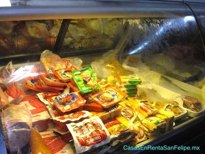 Alicias auto servicio San Felipe BC alimentos congelados envasados