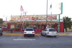 Aparcamiento restaurante fuera rosita san felipe 