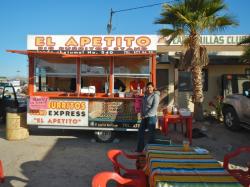 Venta de burritos en swap meet la cachanilla